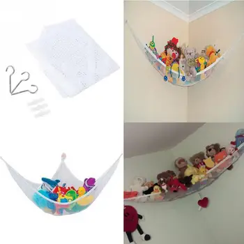

Foldable Organize Holder Storage Hammock Ultralight Large Storage Net bedrooms playroom Storage toys and sports equipment #15