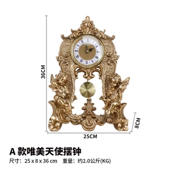 

European - style home decorations living room luxury high - end retro wine cabinet study crafts Decoration