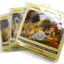 3 комплекта Alice A106-H, прозрачные нейлоновые Классические гитарные струны, посеребренные струны из медного сплава, 1st-6th струны