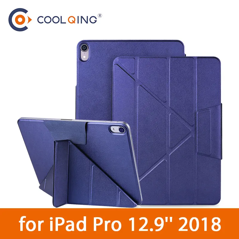 

Magnetic Tablets Case For iPad Pro 12.9 2018 Cases Multifolded Magnets Protective Cover Smart Case For iPad Pro iPad 2018 Case