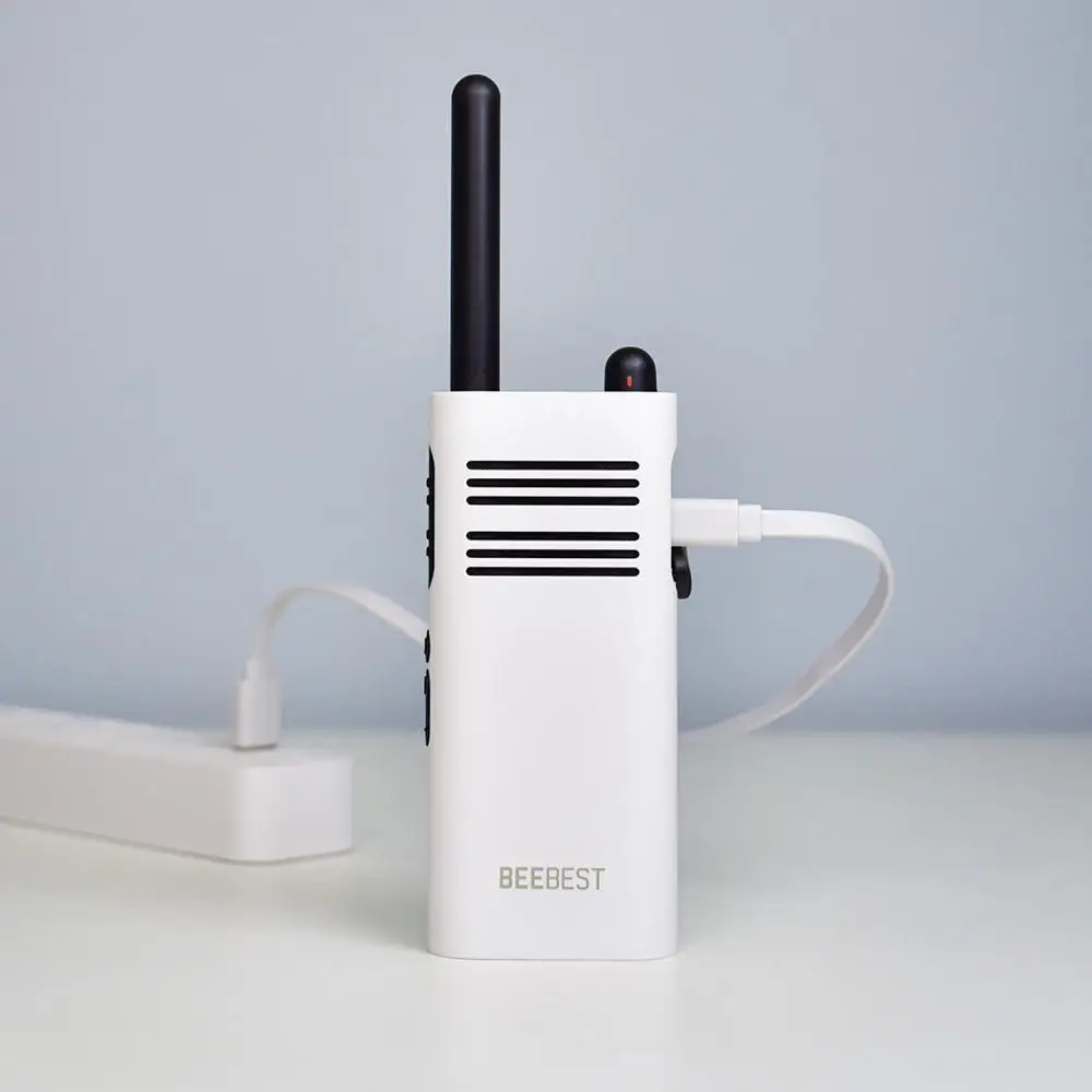 Original Xiaomi Beebest Xiaoyu Handheld Walkie Talkies Repeater 1-5KM Two Way Radio White 2000mAh Blue 3350mAh Walkie Talkie Original Xiaomi Beebest Xiaoyu Handheld Walkie Talkies Repeater 1-5KM Two Way Radio White 2000mAh Blue 3350mAh Walkie Talkie