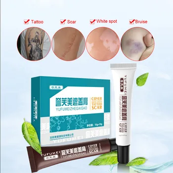

2 Pcs Skin Make-up Concealer Cream Tattoo Scar Birthmark Cover-up Cream NShopping