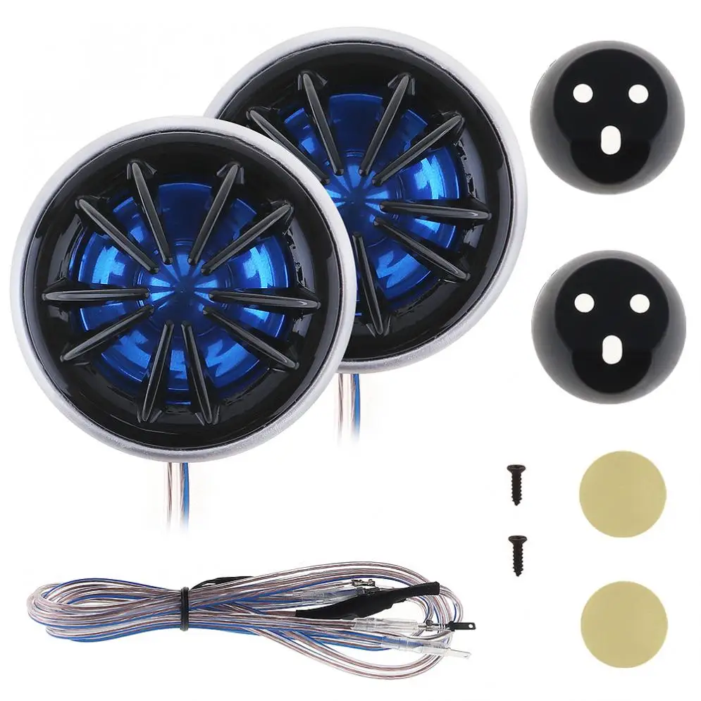 Alto-falante de Áudio Estéreo do Carro Yh-66 Carro Chifre Cúpula Tweeter Super Potência Alto-falante Tweeters Agudos Alto Falantes 2 Pçs 150 w Dc12v 8 High Quality Automóveis e motos
