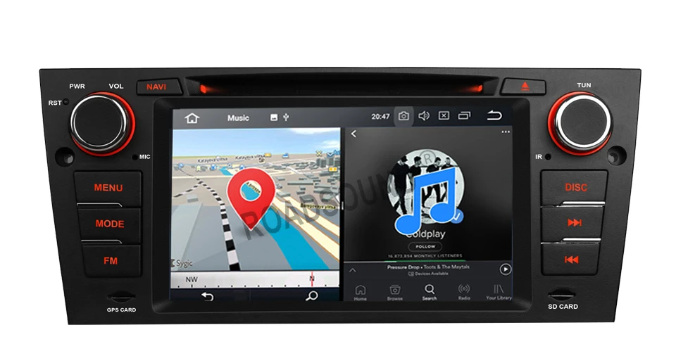 Discount RAM 4G Android 8.0 Car DVD Player Stereo GPS for BMW E90 Sedan E91 Touring E92 Coupe E93 Convertible 2007 2008 2009 YH907002A 7