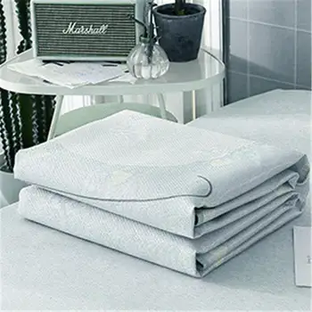 

3pcs/set Comfortable Bedding Sets Ice Silk Sleeping Mat Cooling Sheet Pillow Covers Plant Pattern Printed Washable Mats