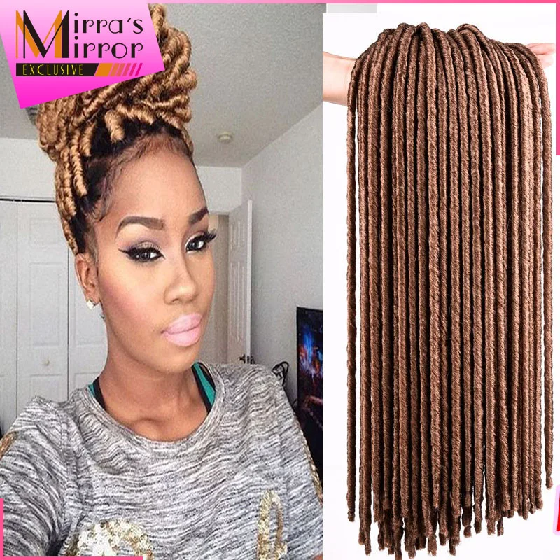 14 18 inch crochet braids faux locs dreadlock extensions soft dread braids hair extension