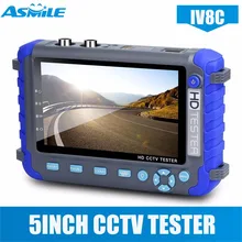 Модернизированный CCTV IV8C 4 в 1 5MP AHD TVI 5 дюймовый тестер системы скрытого видеонаблюдения