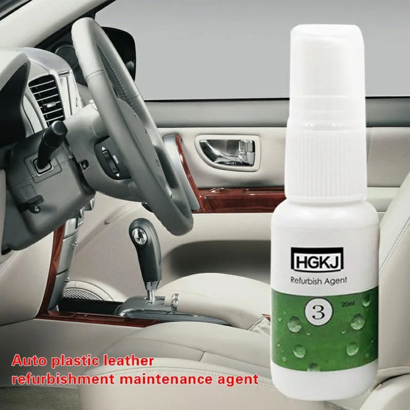 

Car Plastic Parts Retreading Agent Leather Care Interior Cleaner Car Scratch Repair Liquid Polishing Spray Maintenance Coating