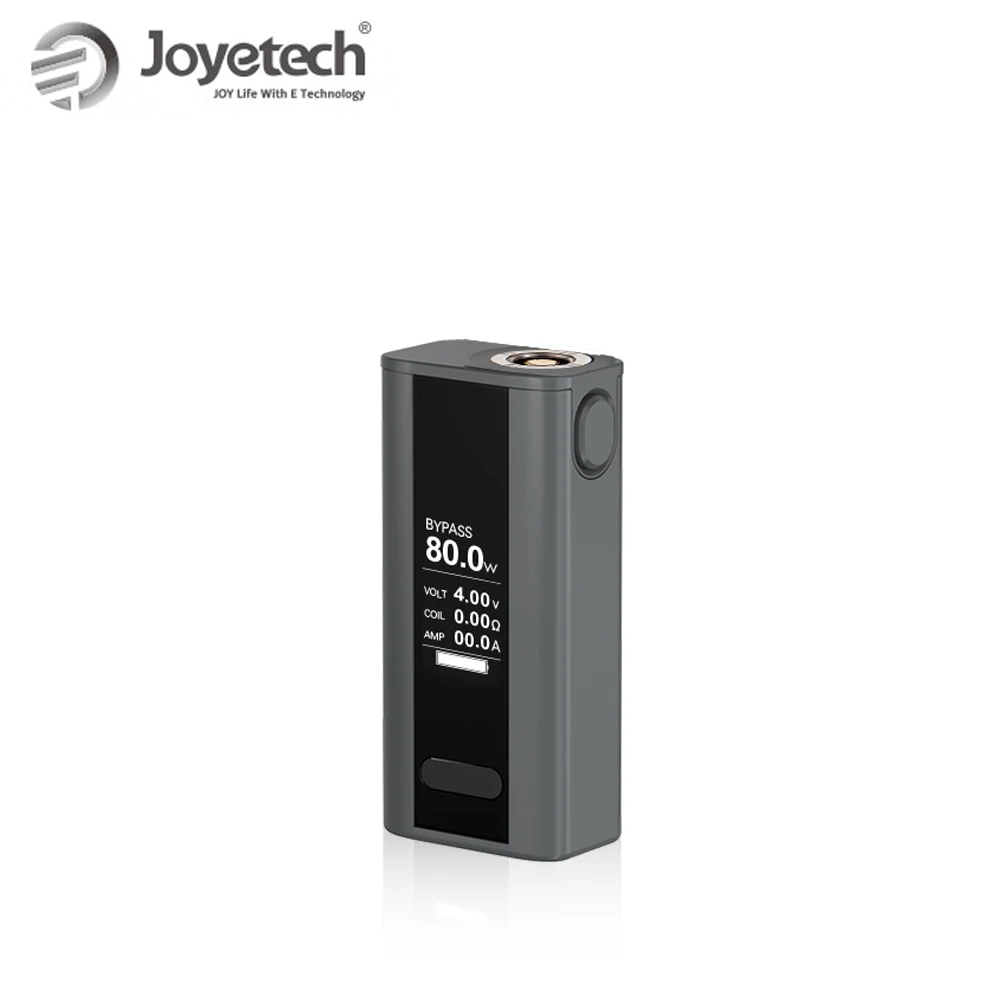 Распродажа! Joyetech кубовидный мини-аккумулятор мод 80 Вт со встроенным 2400 мАч батарейным модулем коробка электронной сигареты VS x priv vape - Цвет: Серый