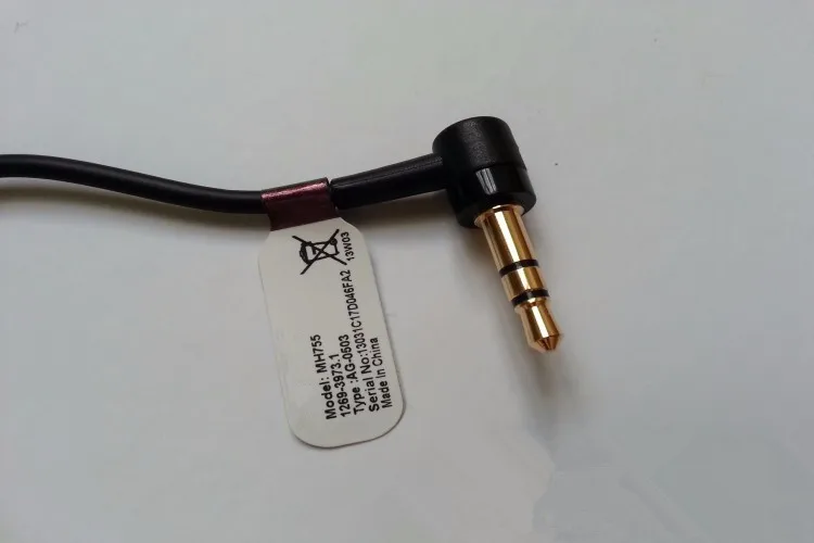 MH755 Earphones Short Cable 