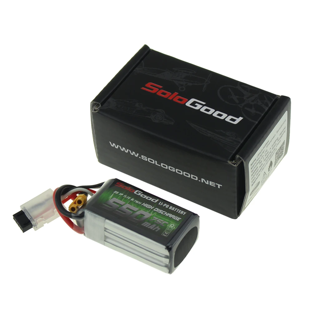 SoloGood Lipo Battery 2S 3S серия 550 мА/ч 850 Женская вилка для радиоуправляемого гоночного