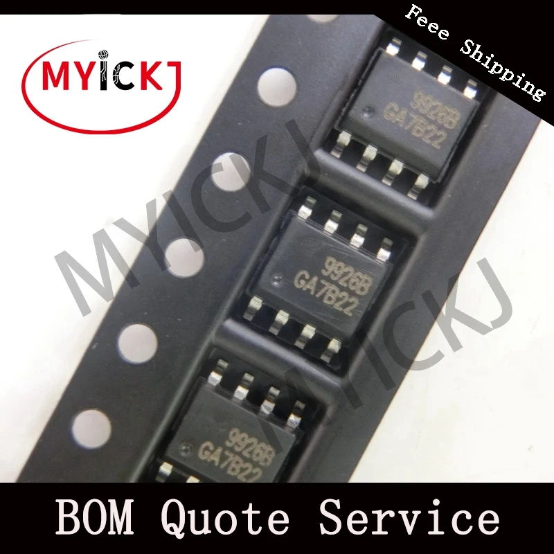 

10PCS AO9926B MOSFET 2N-CH 20V 7.6A 8-SOIC IC-CHIP 9926B