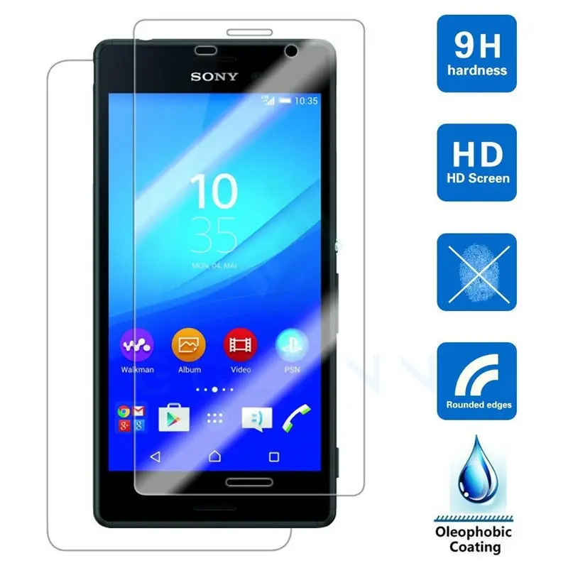 2 шт передняя+ задняя 9H Премиум Закаленное стекло для Sony Xperia Z Z1 Z2 Z3 Z4 Z5 Compact M4 M5 9H Защитная пленка для экрана