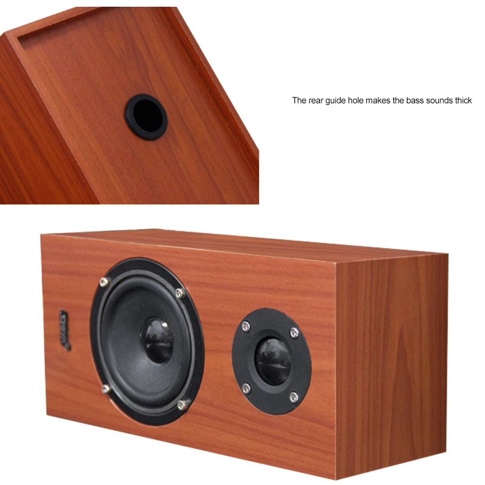 SADA V-180 3,5 мм проводной деревянный компьютерный динамик громкий динамик бас стерео музыкальный плеер сабвуфер звуковая коробка для настольного ноутбука