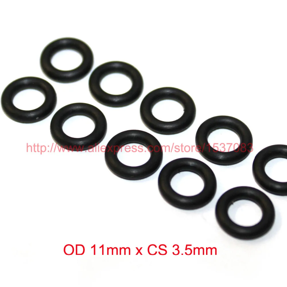 

OD 11mm x CS 3.5mm black NBR nitrile o ring o-ring oring sealing rubber cord 70 shore A