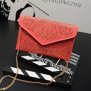 Mara's Dream, однотонная женская сумка-конверт, модная женская сумка-клатч, открытая дизайнерская сумка-мессенджер для девушек, вечерняя сумка - Цвет: K Watermelon Red