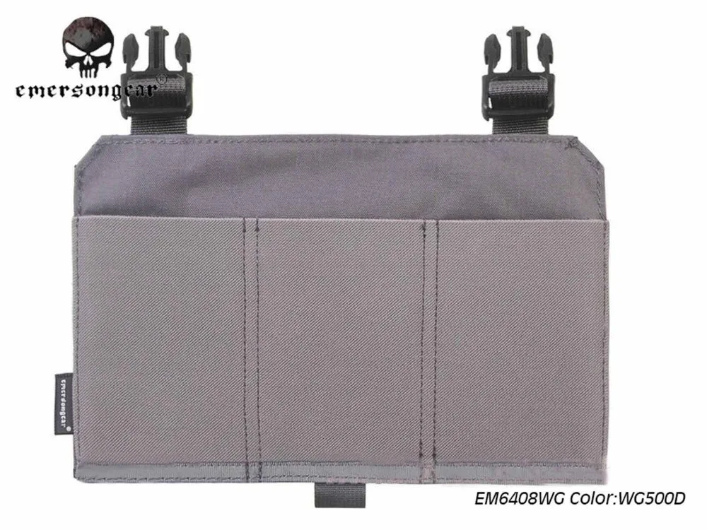EMERSONGEAR резиновый стильный тройной журнал M4 боевой жилет Molle EM6408|Мешочки| |