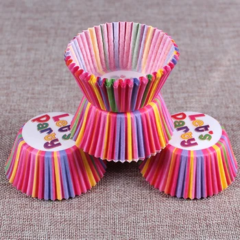 

200pcsCooking Tools Grease-proof Paper Cup Cake Liners Baking Accessories Muffin Kitchen Cupcake Paper Cake Design Fondant Molds