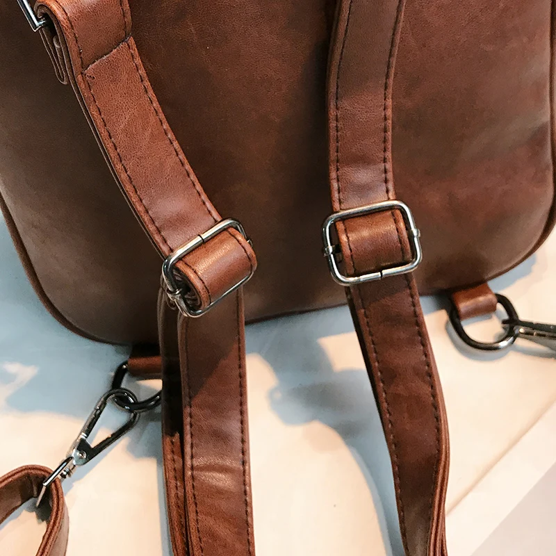 Janespri Fashion Rivet women Backpack PU Leather Female Backpack High Quality Mini Casual bags for Girls 2018 mochila New (41)
