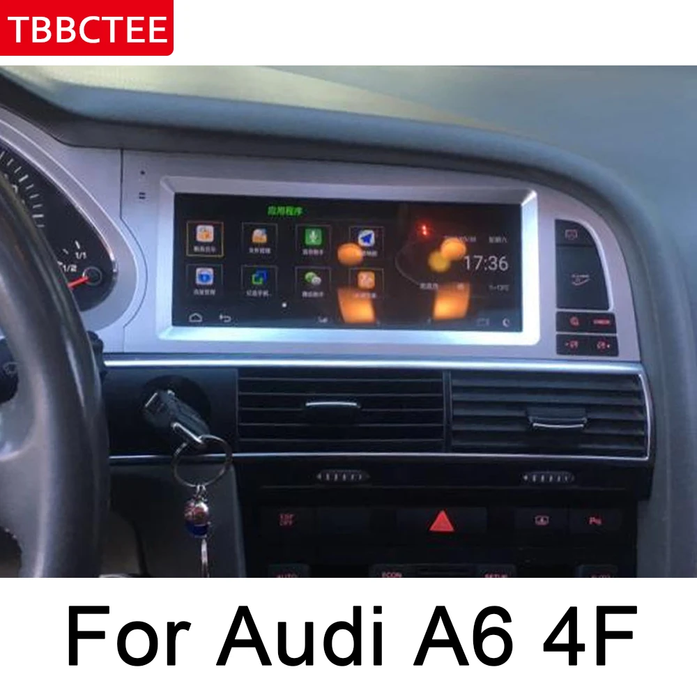 Для Audi A6 4F 2005 2006 2007 2008 2009 MMI автомобиль радио gps Android навигации AUX стерео Мультимедийный Плеер с сенсорным экраном