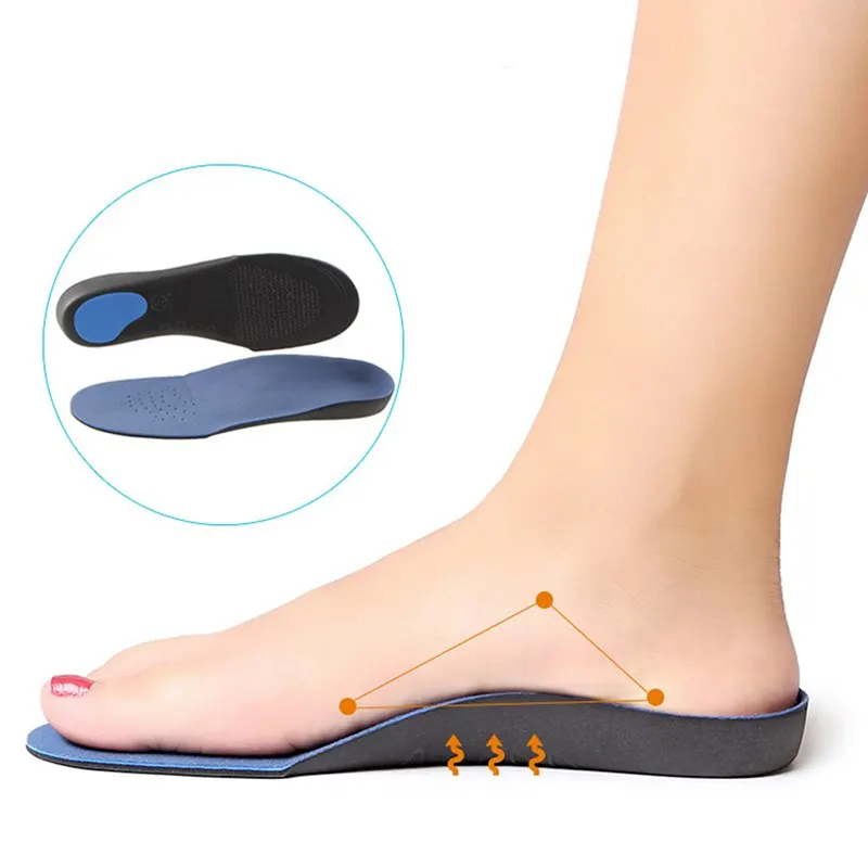 1 Pair Spring Yard EVA Adult Flat Foot Arch Support Orthotics ...