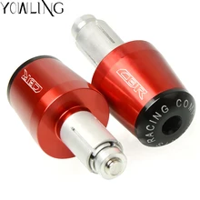 Для HONDA CB300F CBR300R CBR250R сертификатом от сертификационной 300F CBR 300R/250R 250 300 F/R руль акустическая система заканчивается Кепки слайдер рукоятка для руля