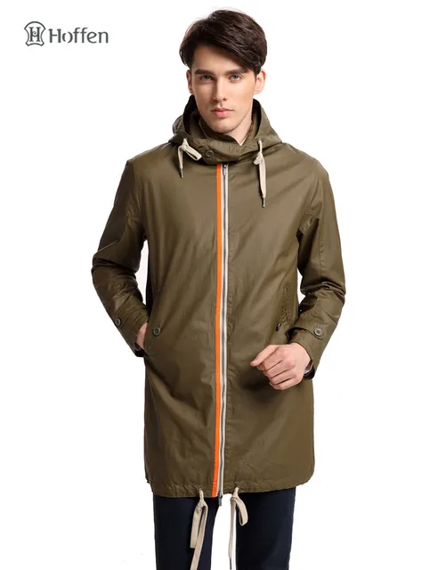 Qian Rainproof Impermeable Long Style Raincoat S Waterproof New Original 3m Reflective Windbreaker Jackets Men Hooded Trench Coat Waterproof Cardigan Jacket