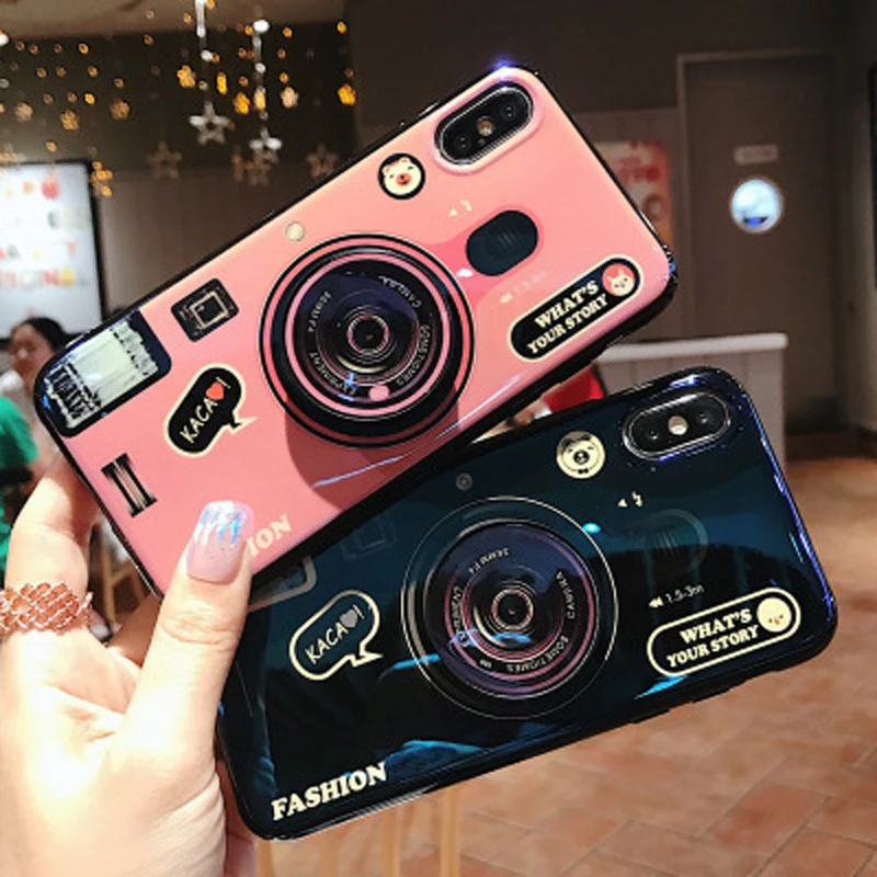 ТПУ чехол для телефона Huawei Mate 20/20X Чехол мобильного с ретро рисунком камеры и
