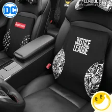 Justice Alliance тема DC стиль аксессуары для автомобильных сидений космическая память хлопок поддержка талии поясничная Подушка Авто сиденье подголовник подушка