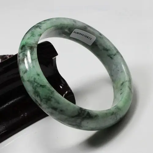 

2676 Certified Grade A Natural Green Jadeite Jade Gems Bangle Bracelet