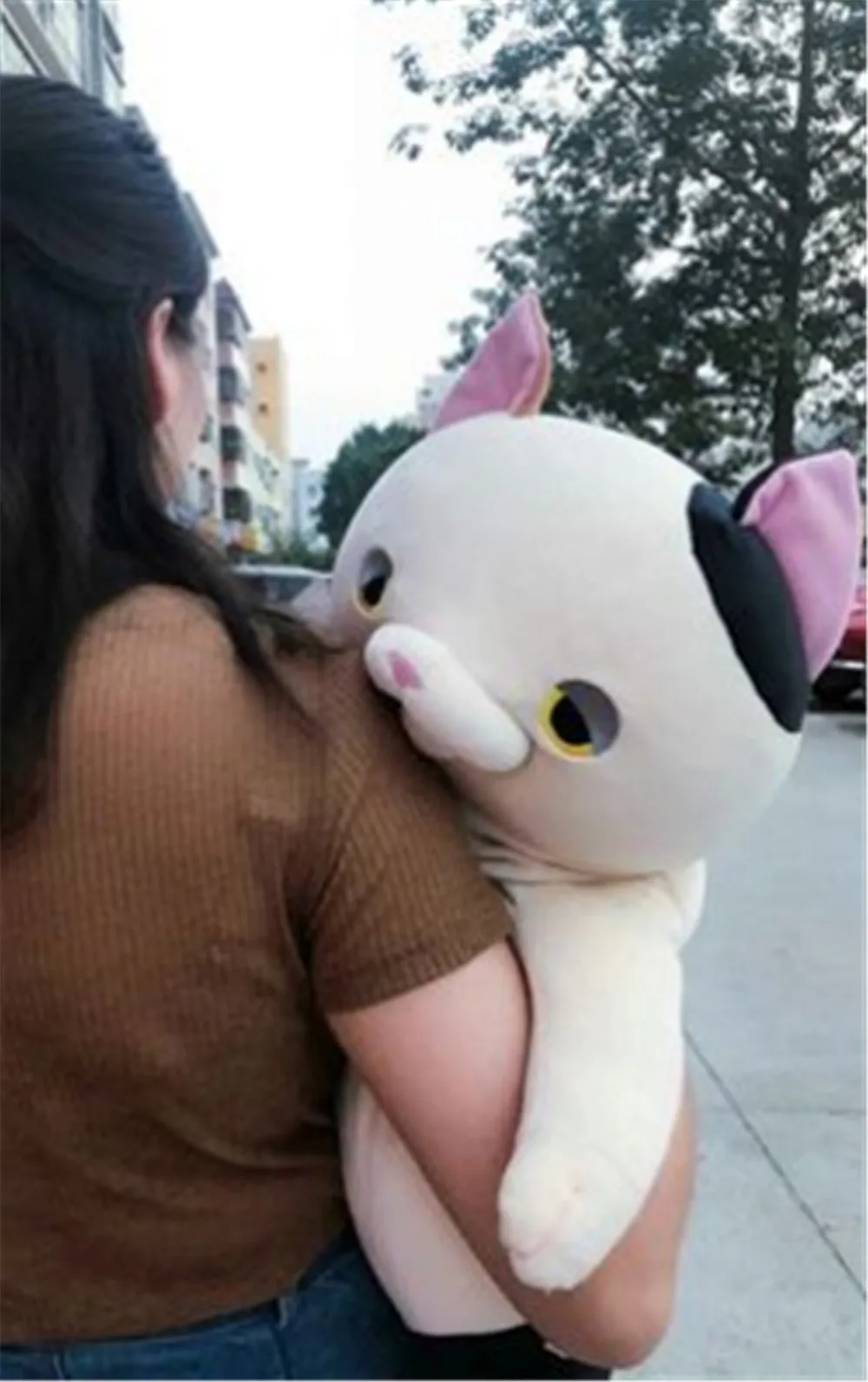 new pop anime cat plush toys big stuffed ugly animals cats doll10