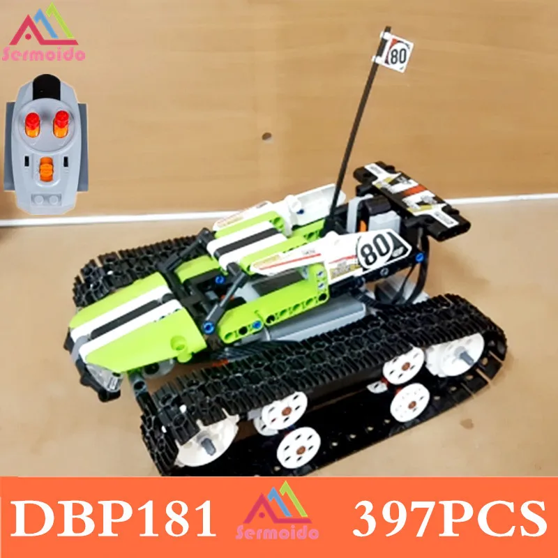 

20033 Technic Series Remote Control RC Tracked Racer 42065 Model Building Block 397Pcs Bricks Toys Gift For Children DBP181