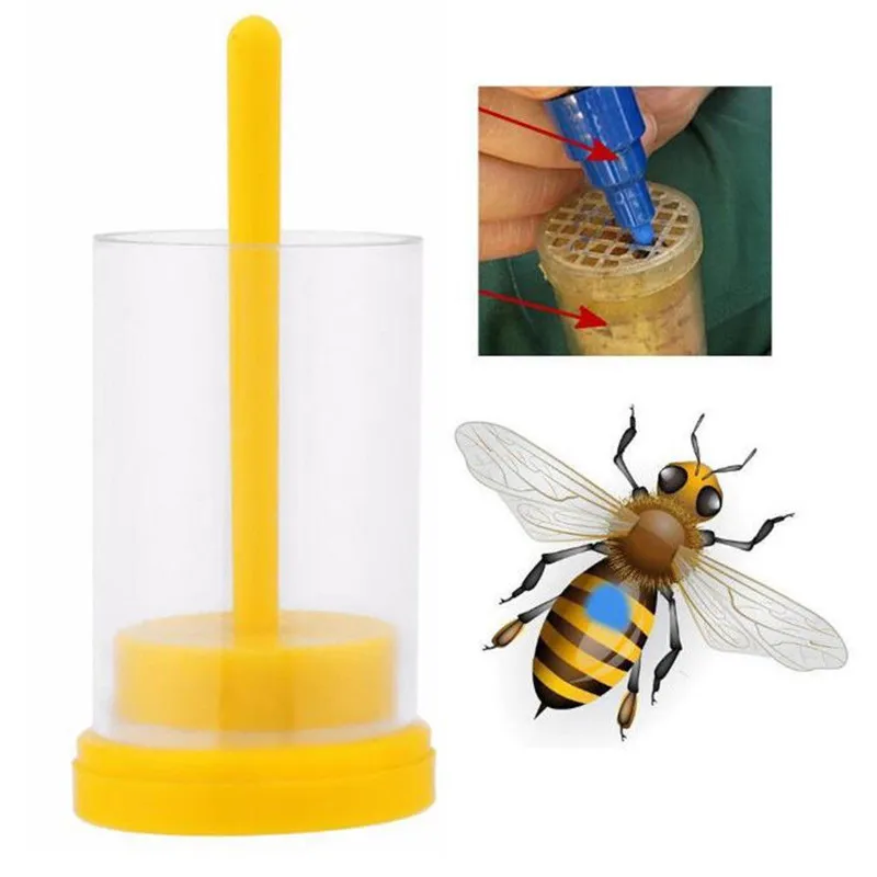 EatingBiting(R) Beekeeping Bee Queen Marking Marker Cage Bottle Plunger