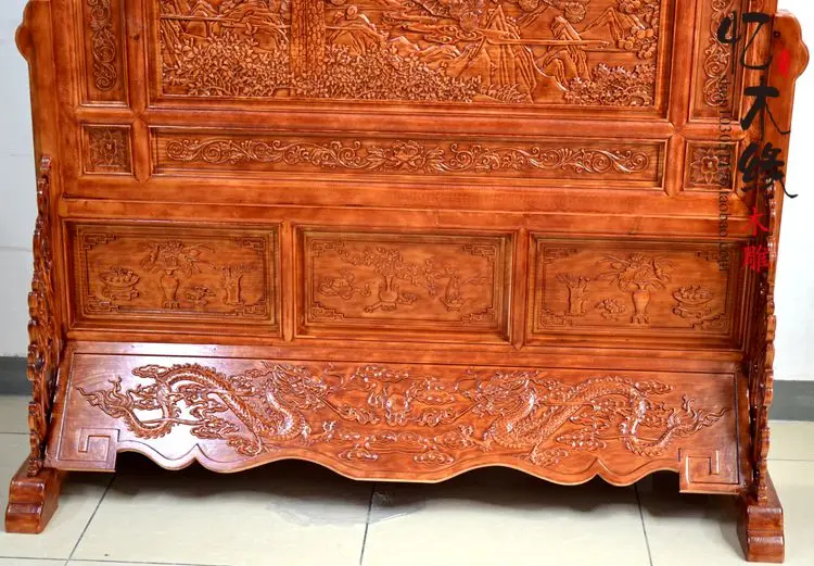 Дуньянская резьба по дереву деревянные напольные ширмы в Zhangmu экран сиденья китайский канифоль доска Входная комната перегородка
