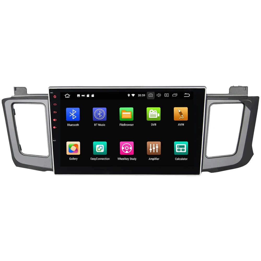 Best 10.1" IPS Octa Core 4G Android 8.1 4GB RAM 64GB ROM RDS BT Car DVD Player Autoradio Stereo GPS Glonass For Toyota RAV4 2012-2016 1