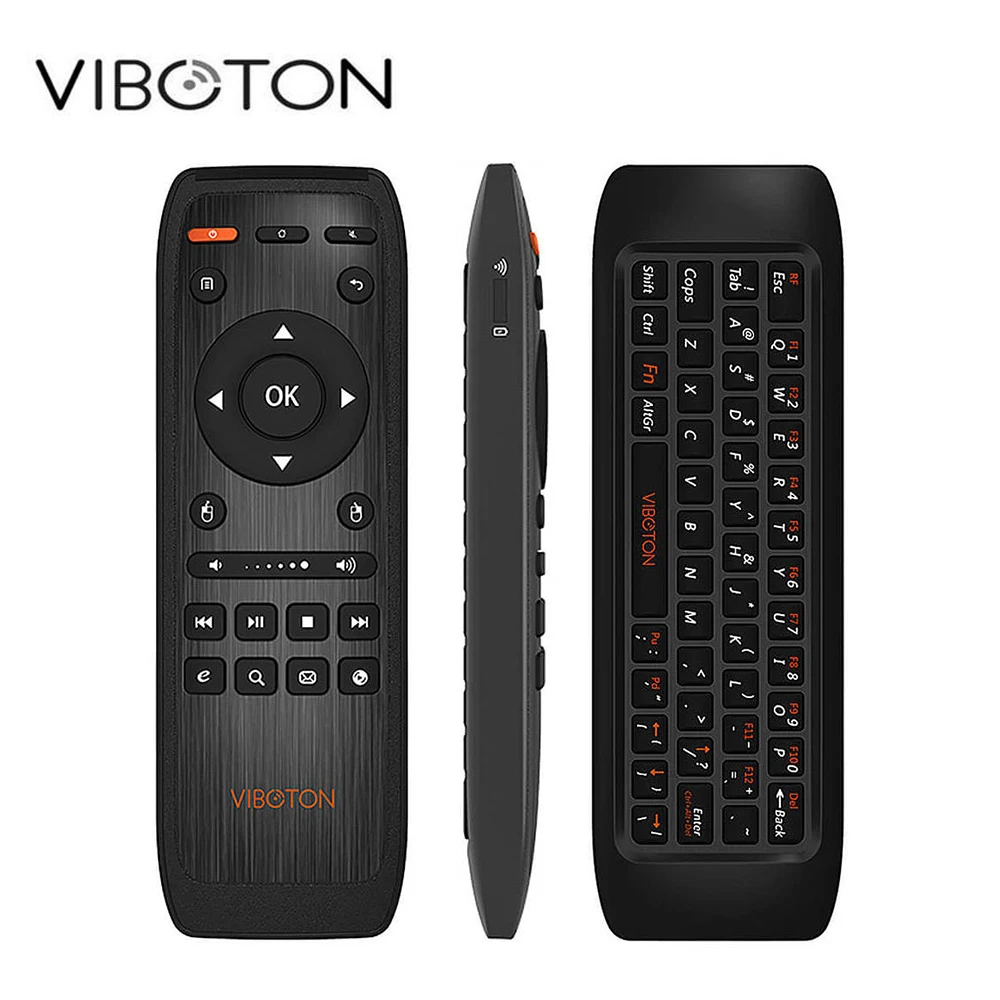 

Original Viboton KB - 91S English Version 2.4GHz Handle Wireless Keyboard Traditional Keyboard and Mouse Function 15m Distance