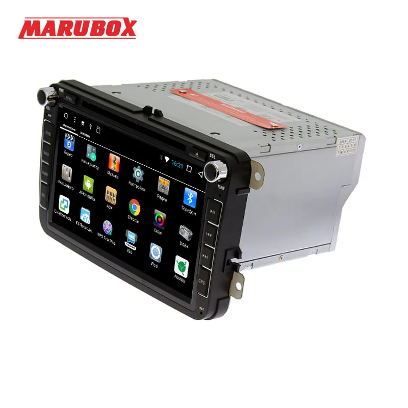 MARUBOX 2 Din Android 7 1 для Volkswagen POLO Passat четырехъядерный GPS навигатор DVD Bluetooth радио