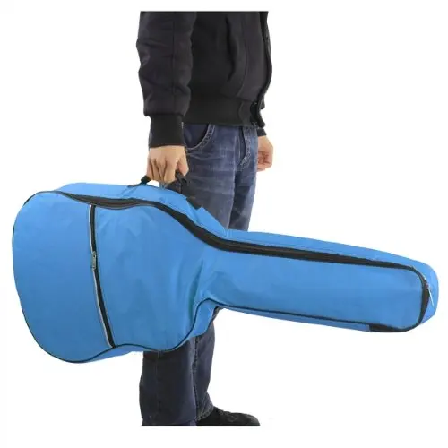 Чехол для Гига с мягкими лямками для Народной акустической гитары 39 40 41 дюймов небесно-голубого цвета