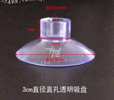 

Home Storage & Organization Transparent sucker Wall Hooks Hanger Kitchen Bathroom &car &toys hanger Suction Cup Sucker 3cm