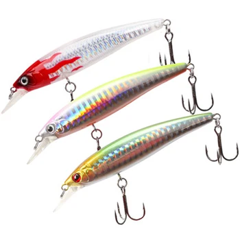 

Tsurinoya 7 piece Wobbler Minnow Fishing Lure Trout Swimbait Artificaial Bait For Carp Fishing DW11 95mm/9g