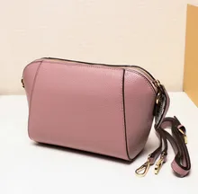 Women Genuine Leather Bag Female Top-Handle Bags Candy Color Messenger Mini Crossbody Bag Women Leather Handbags Small Shell