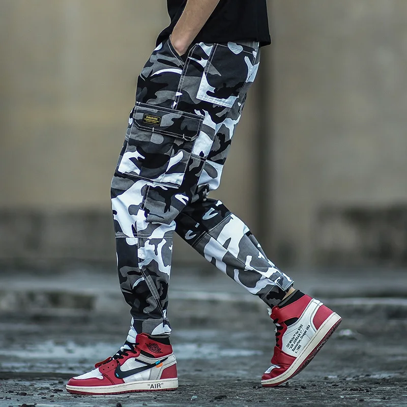 Camouflage Color Fashion Mens Jeans Ankle Length Jogger Pants Punk Style Hip Hop Jeans Homme Military Big Pocket Cargo Pants Men Camouflage Color Fashion Mens Jeans Ankle Length Jogger Pants Punk Style Hip Hop Jeans Homme Military Big Pocket Cargo Pants Men