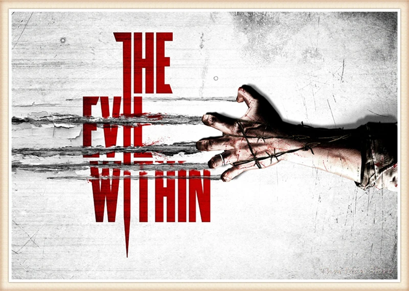 The Evil inside 2 Game прозрачные настенные наклейки с изображением украшение для дома