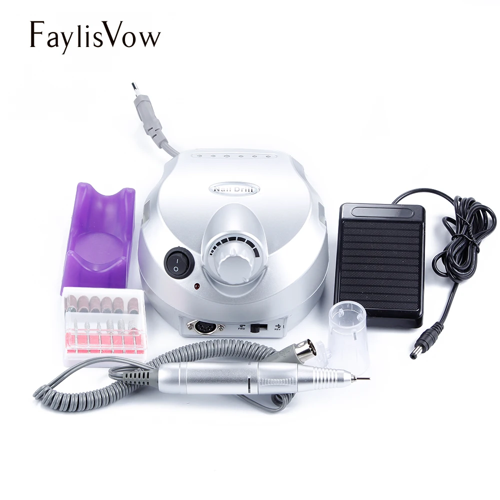 30000RPM Electric Nail Drill Machine Apparatus Machine for Manicure Drills Milling Cutters Pedicure Kit Nail Drill Bit Nail File