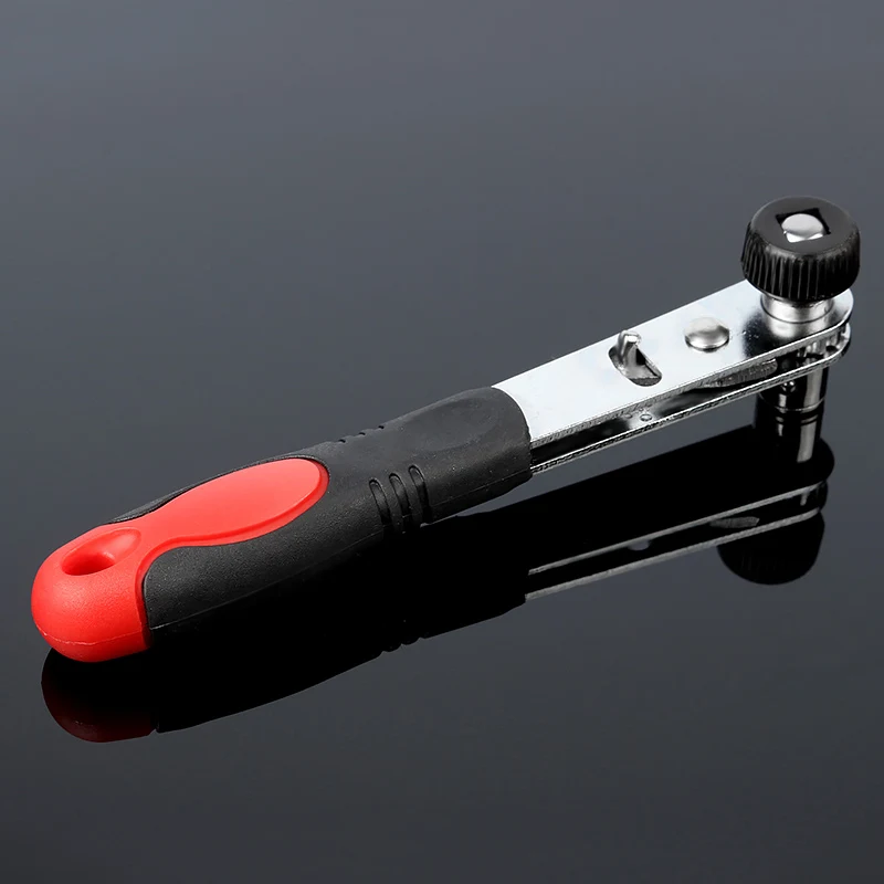 Mini Rapid Ratchet Wrench 1/4" Screwdriver Rod 6.35 Quick Socket Wrench