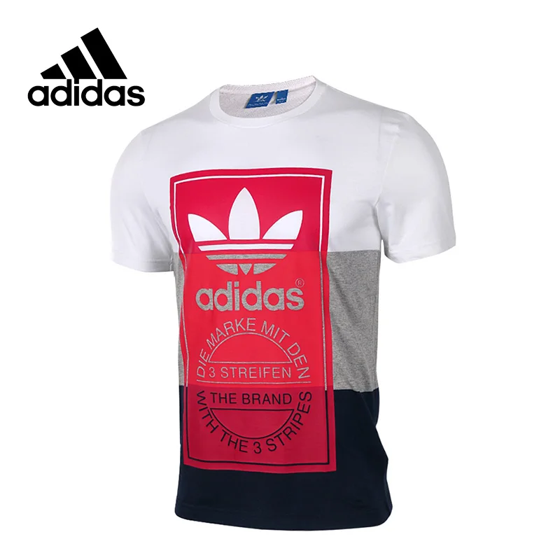 

Original Adidas PANEL TONGUE TE Men's Trainning & Exercise Polo T-shirts Short Sleeve Sportswear Outdoor Clothing Sport Tops