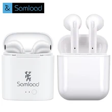 

Samload I7 TWS Wireless Bluetooth Earbuds Stereo Headphone Mini True In-Ear Headsets Sports Earphone For Phones 6 7 Charging Box