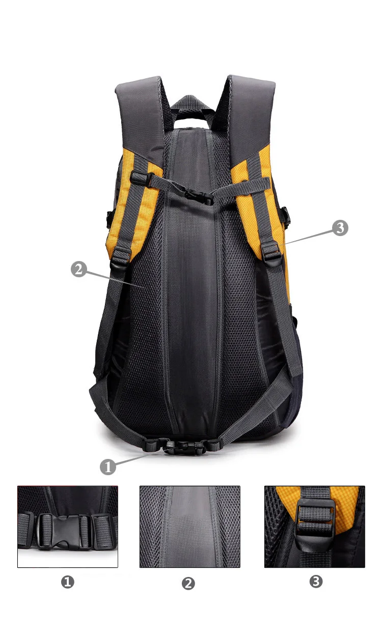 Clearance 45L Nylon Waterproof Climbing Bags Men Women Bicycle Travel Mountain Hiking Backpacks Ultralight Outdoor Camping Sports Bag 10