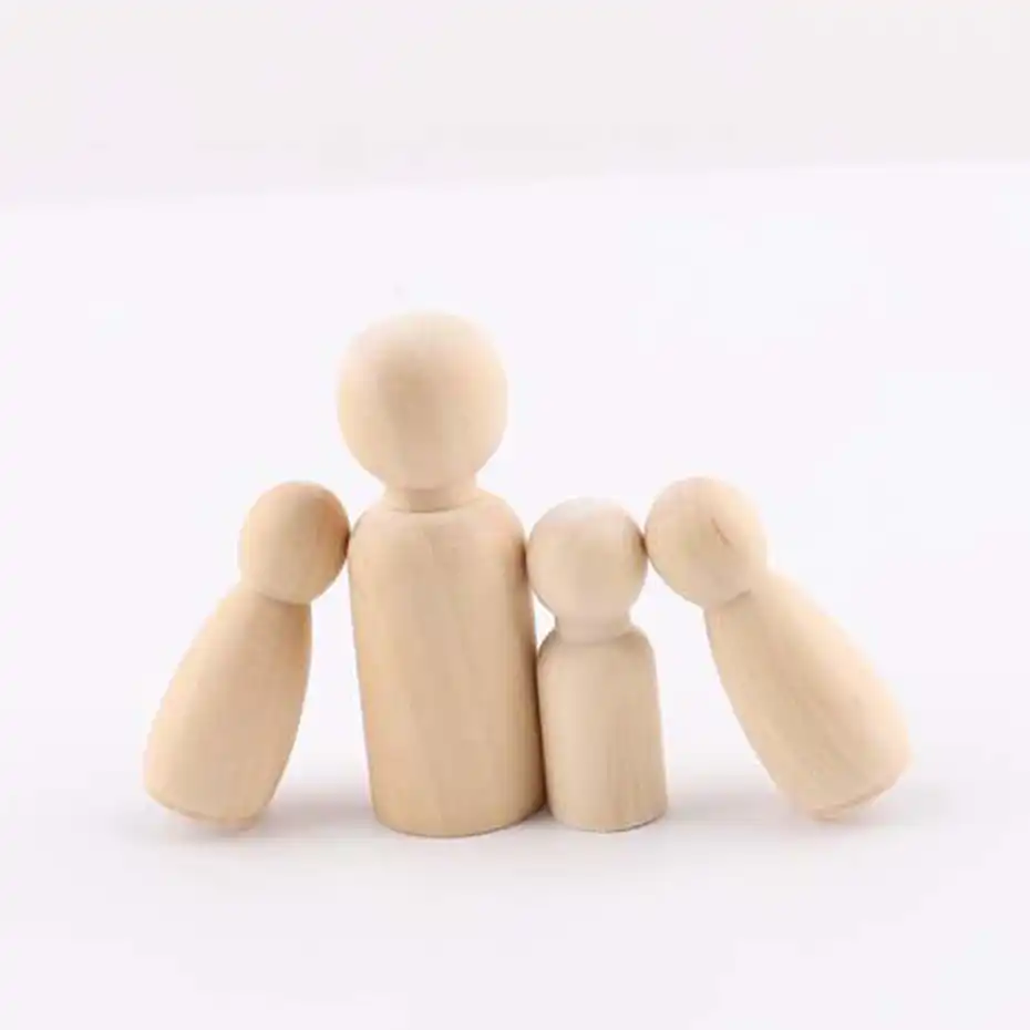 muñecos de madera para pintar