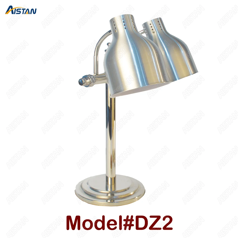 DZ1/DZ2 Electric stainless steel food heating warming lamp light for kitchen equipment